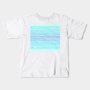 Can't get enough of Blue Stripes! Kids T-Shirt